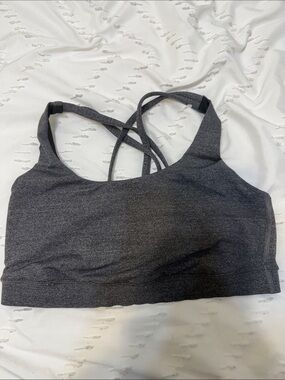 Lululemon Charcoal Gray Strappy Sports bra